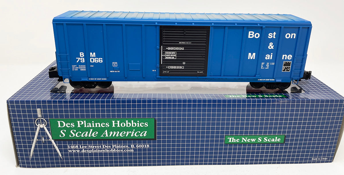 SSA2103 50' PS5344 Cuft Boxcar - B&M Boston & Maine
