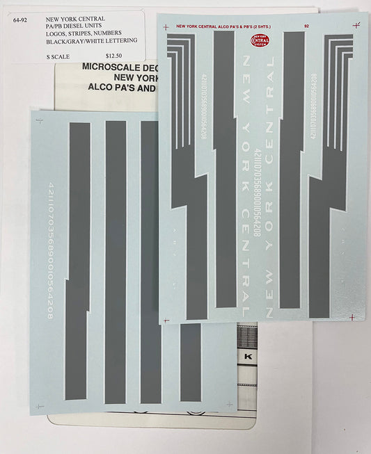 SSAD64-92 NYC ALCO PA/PB