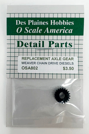 OSA802 O Weaver Replacement Axle Gear