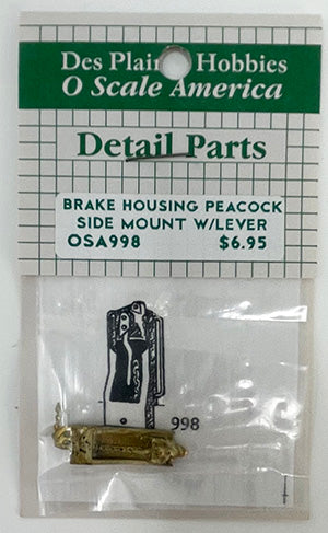 OSA998 O Peacock 1260 Brake Housing - Side Mount w/Lever