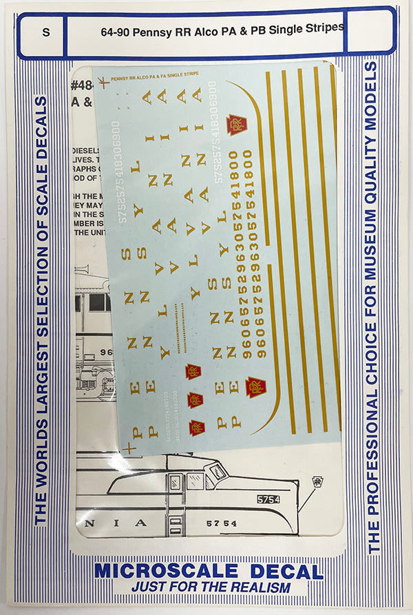 SSAD64-90 PRR ALCO PA/PB Single Stripe