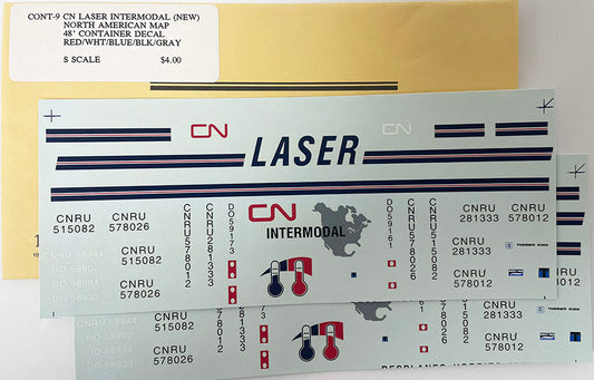 SSADCONT9 CN Laser Intermodal Container