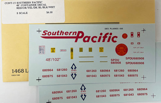 SSADCONT15 Southern Pacific Container