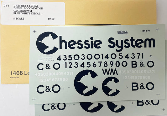 SSADCS1 Chessie System Locos C&O/ B&O/ WM