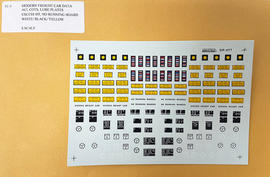 SSADFC1 Modern Freight Car Data