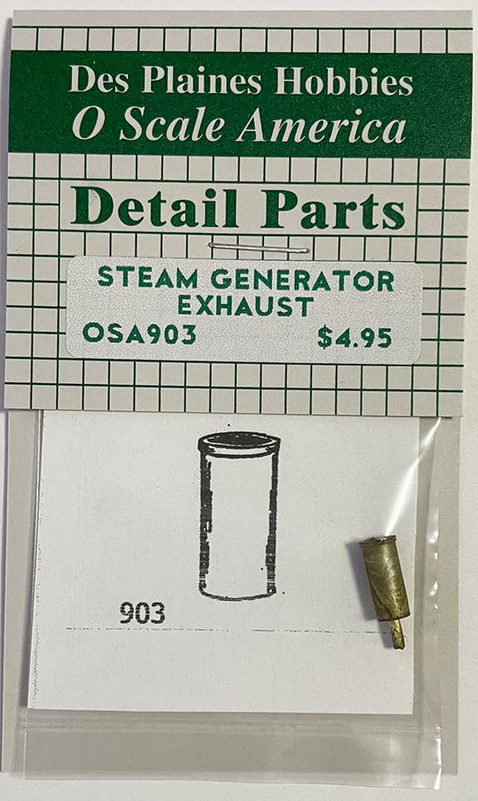 OSA903 O Scale Steam Generator Exhaust