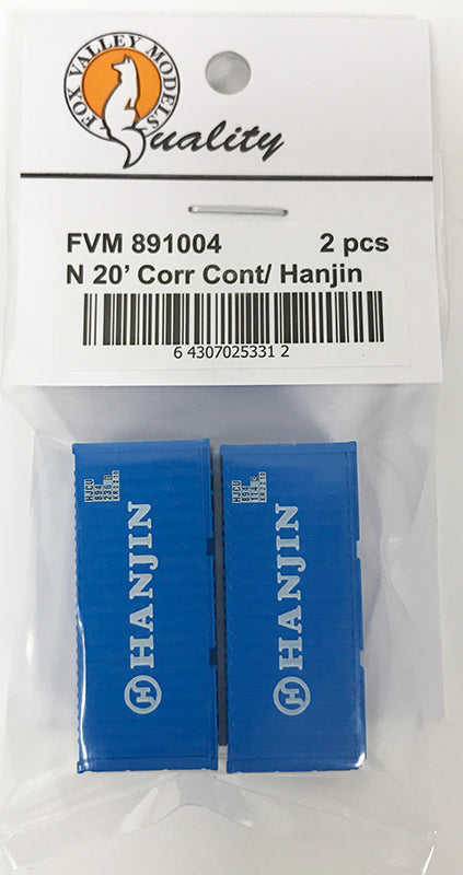 FVM 891004 20' Corrugated Container/ Hanjin 2 Pack