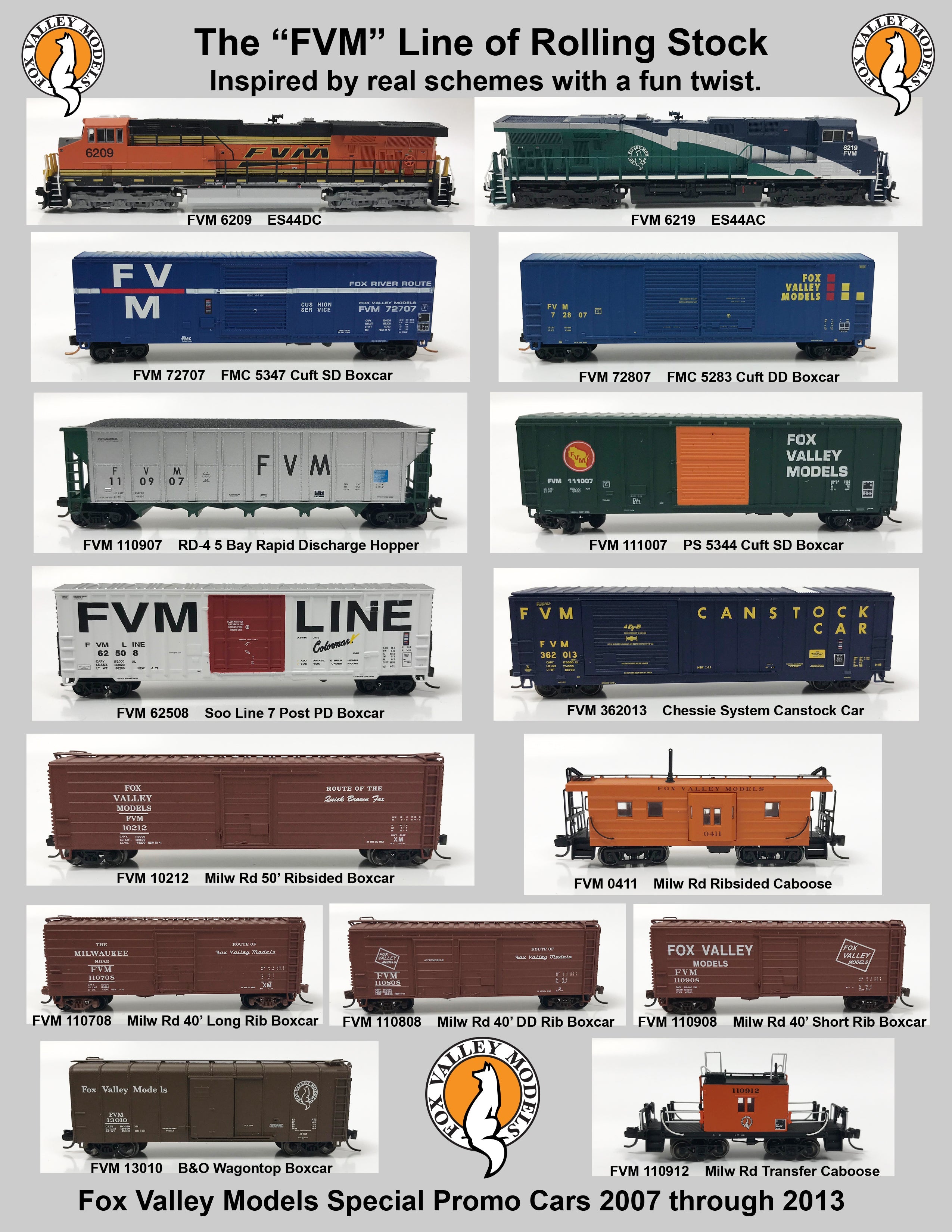 N FVM Line - The Entire Collection – Scale America