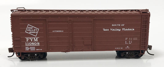 N FVM Line #110808 - Milw Rd Rib Sided Boxcar w/Double Doors