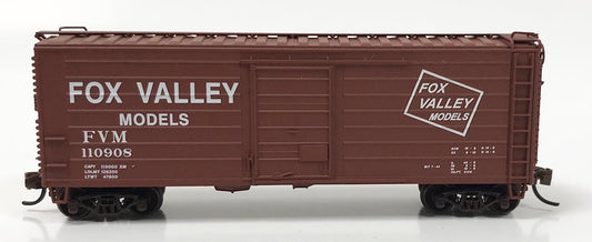 N FVM Line #110908 - Milw Rd Rib Sided Boxcar w/Short Ribs